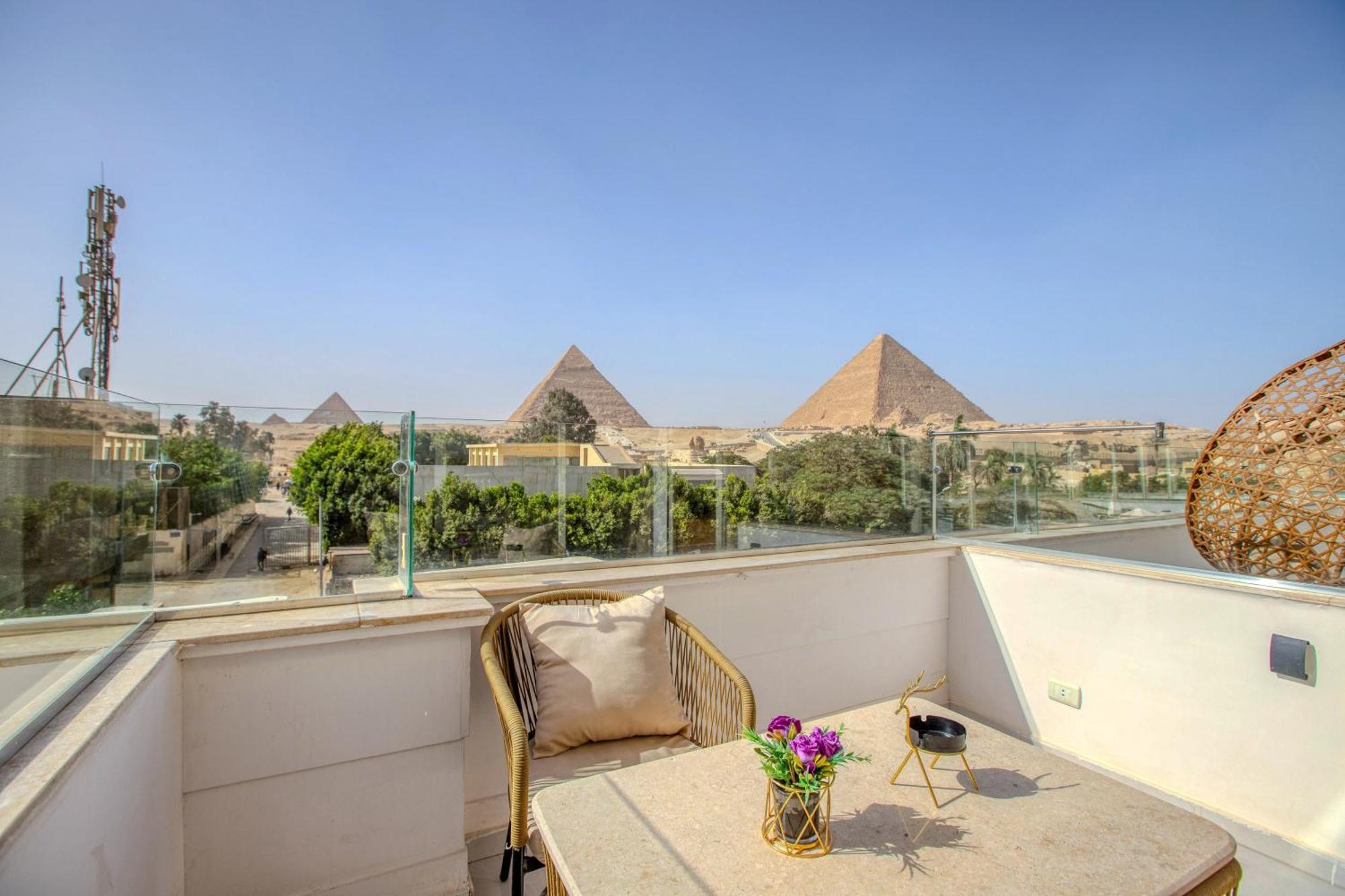 Tree Lounge Pyramids View Inn , Sphinx Giza Kafret el-Gabal Extérieur photo
