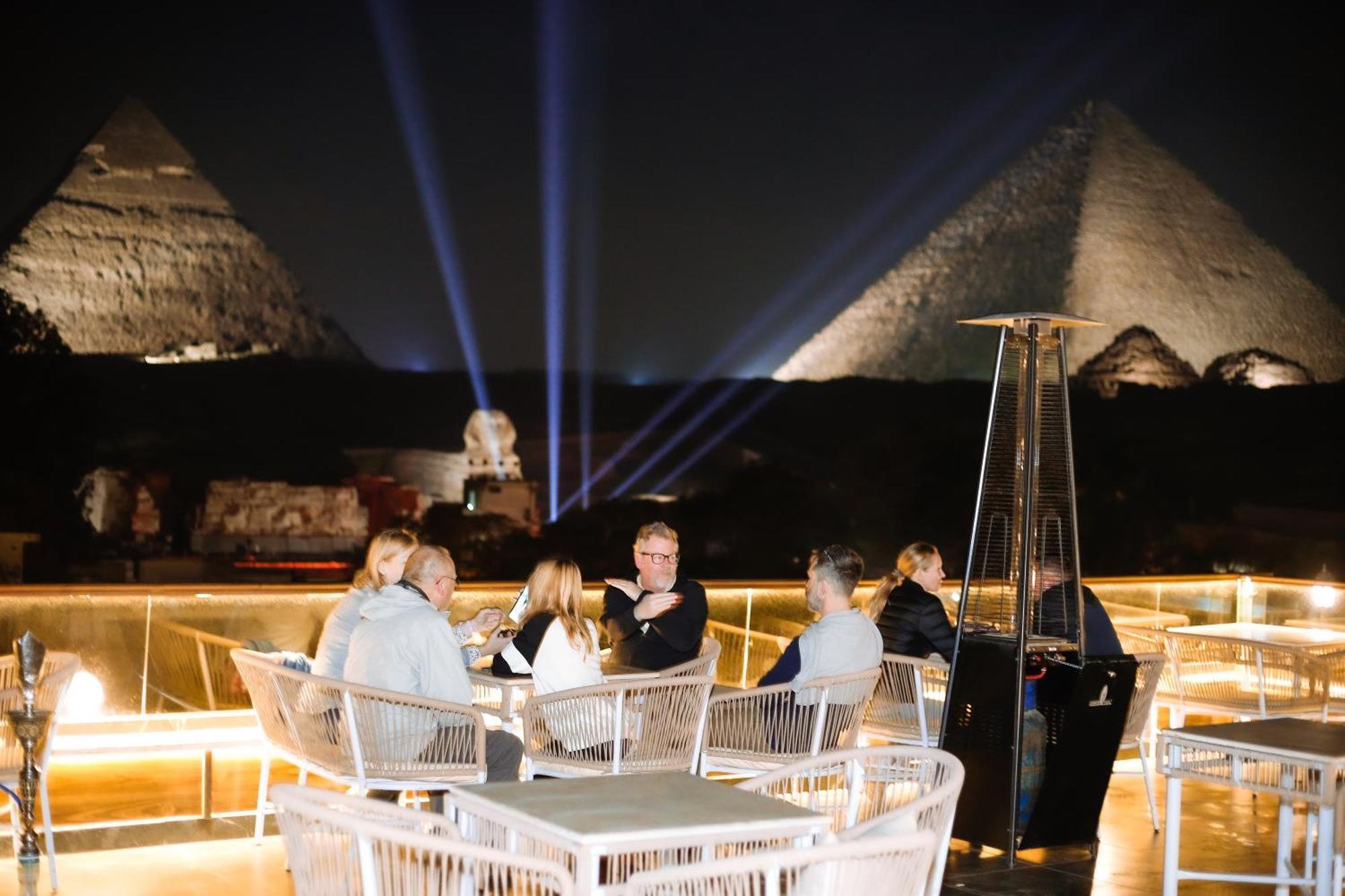 Tree Lounge Pyramids View Inn , Sphinx Giza Kafret el-Gabal Extérieur photo