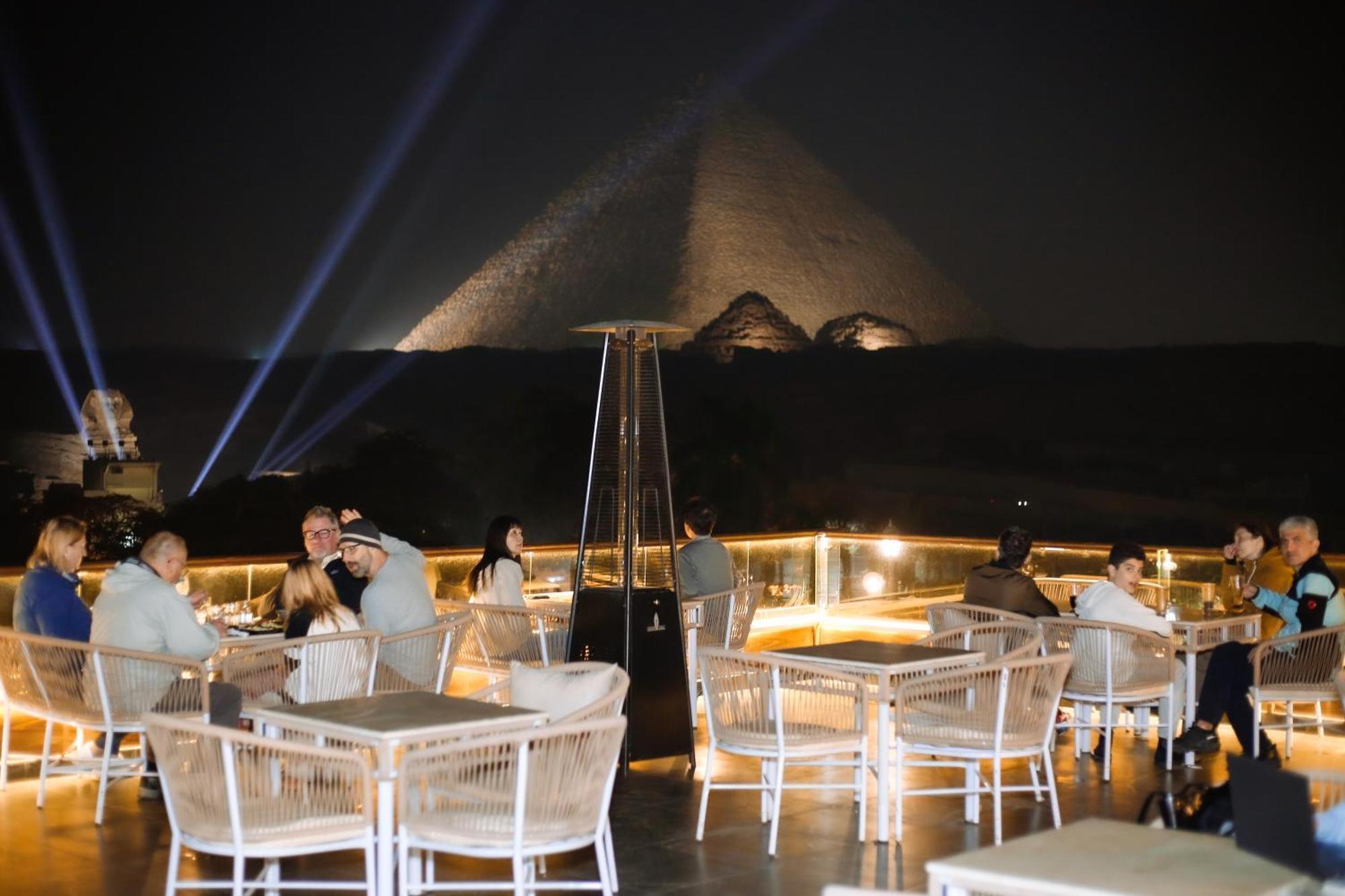 Tree Lounge Pyramids View Inn , Sphinx Giza Kafret el-Gabal Extérieur photo
