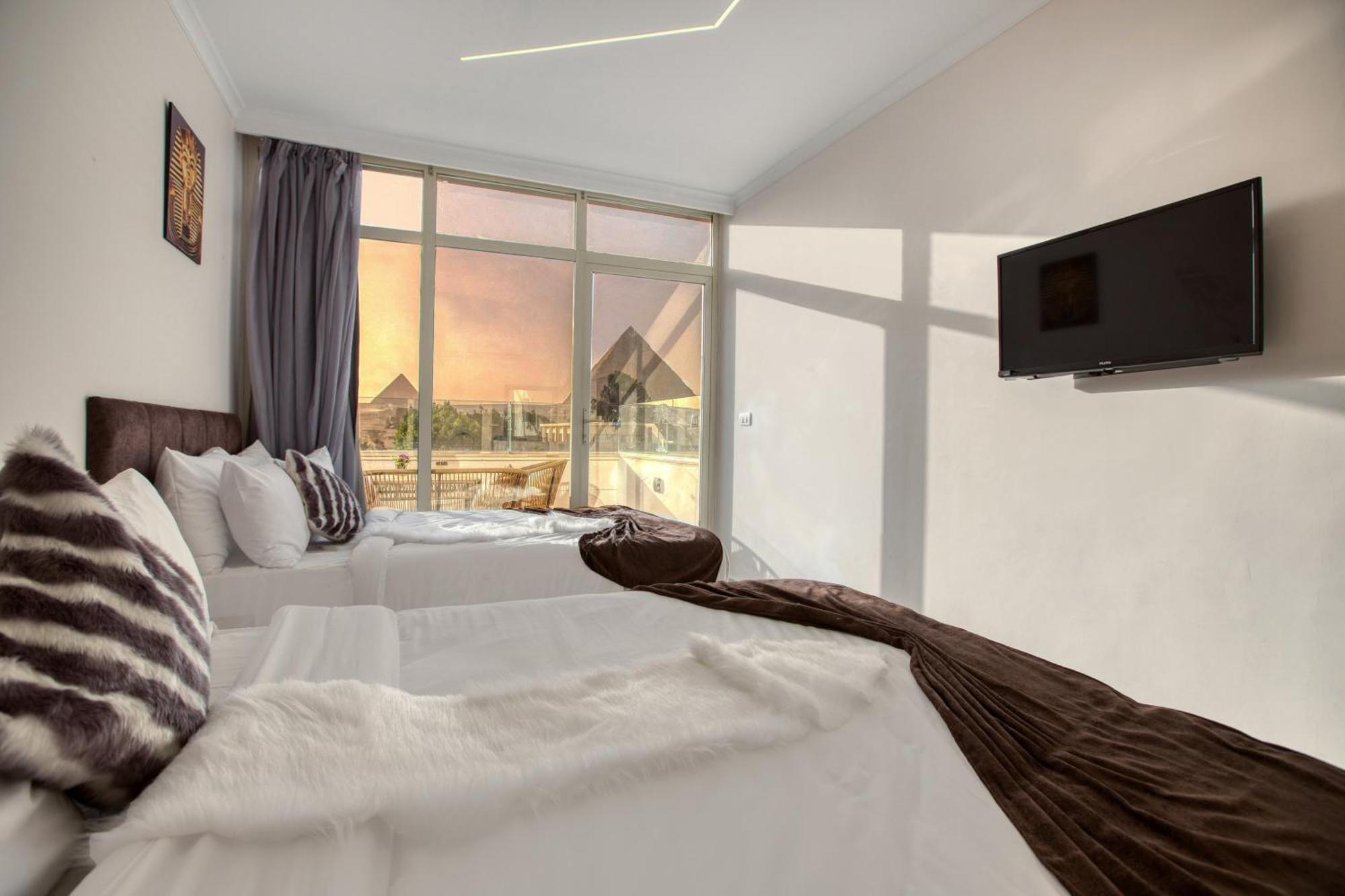 Tree Lounge Pyramids View Inn , Sphinx Giza Kafret el-Gabal Extérieur photo
