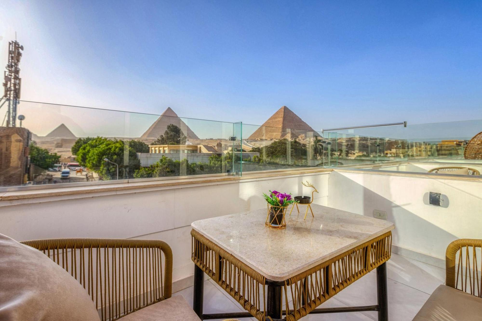Tree Lounge Pyramids View Inn , Sphinx Giza Kafret el-Gabal Extérieur photo
